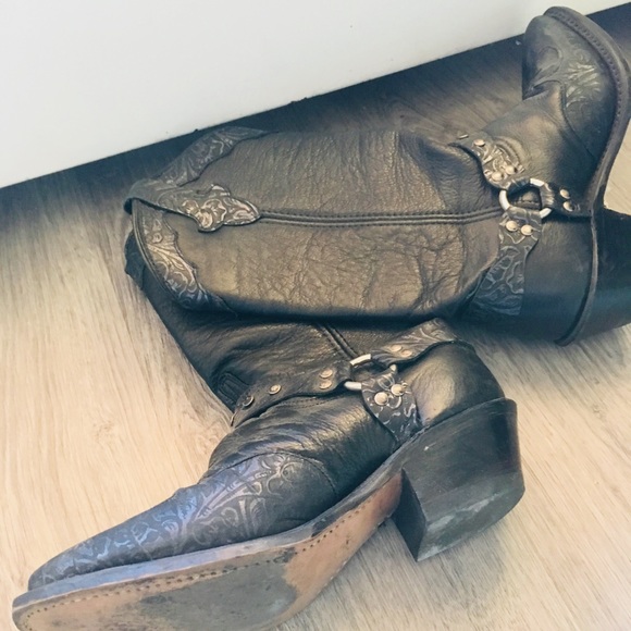 Genuine leather cowboy boots - Picture 2 of 2